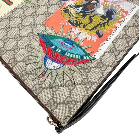 Gucci  Original Courrier Web GG Canvas Messenger Bag Beige 474083 - Picture 10 of 16